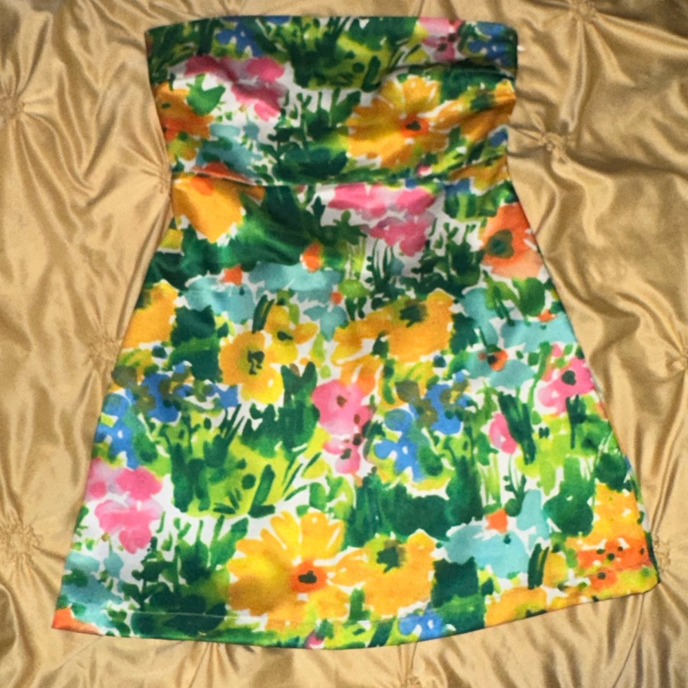 With Jean Lala dress